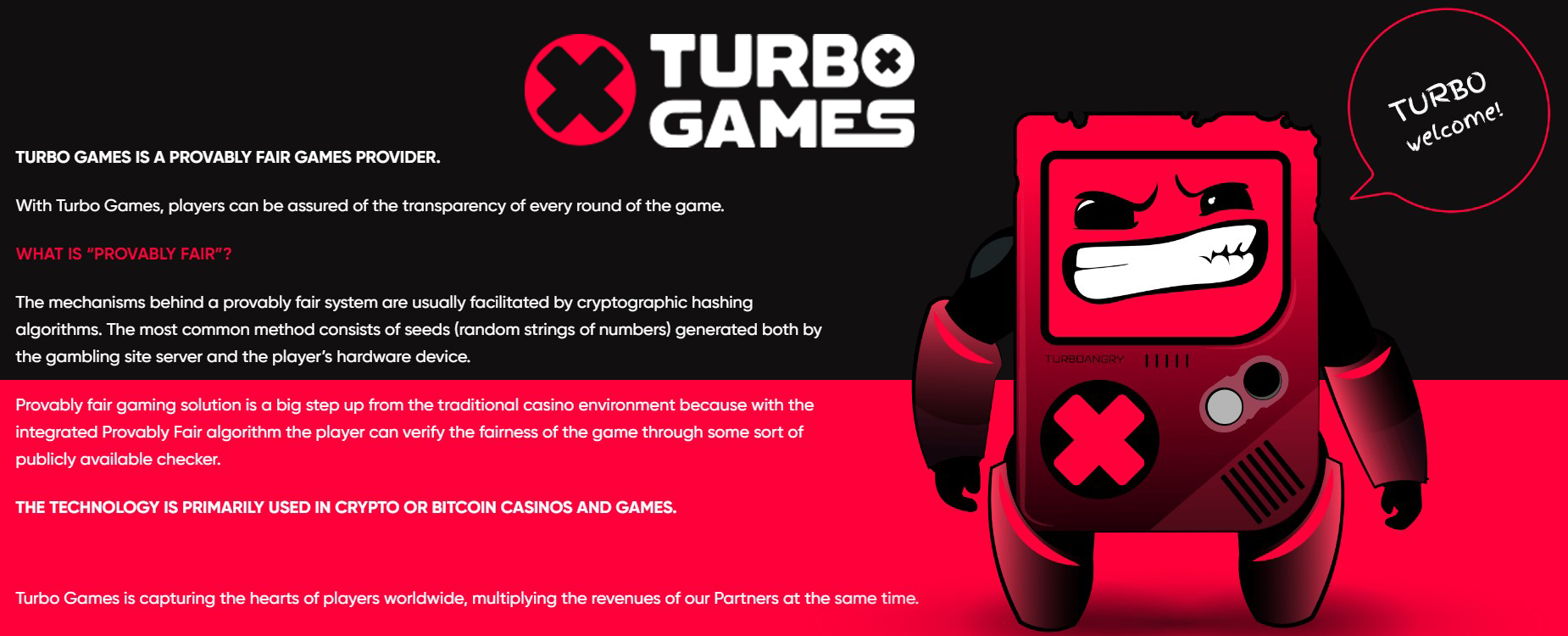 Turbo Games fournisseur de jeux